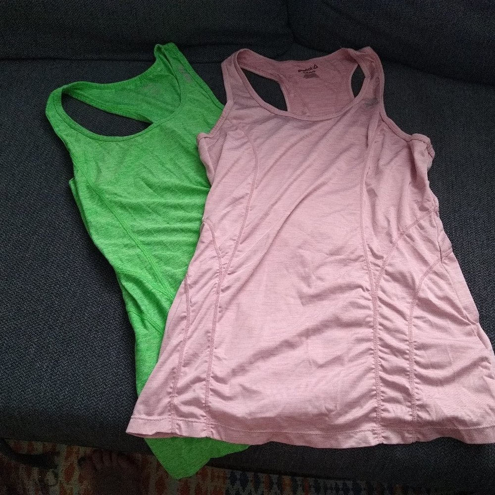 2 Reebok Athletic Tanks